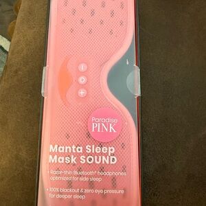 Manta Sleep Mask Sound in Pink